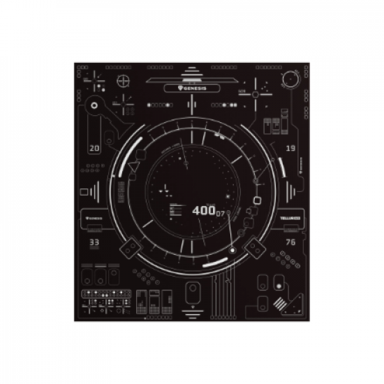 Genesis Tellur 400 Square Hud Floor Mat | Black