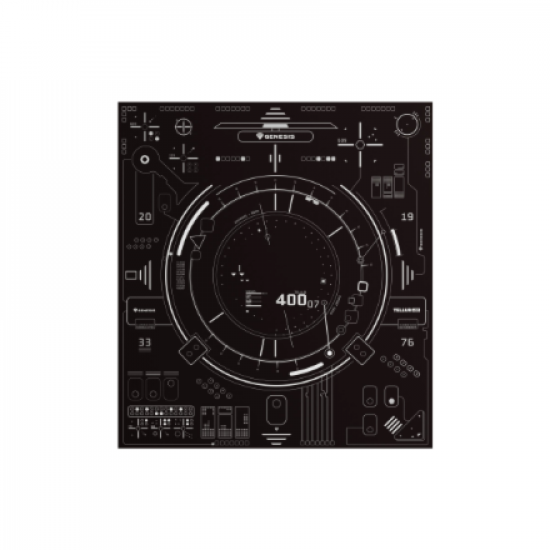 Genesis Tellur 400 Square Hud Floor Mat | Black