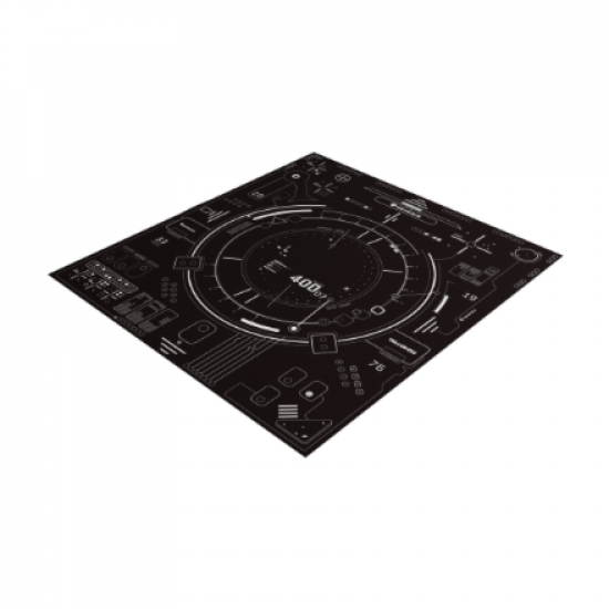Genesis Tellur 400 Square Hud Floor Mat | Black