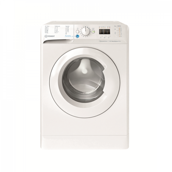 INDESIT | Washing machine | BWSA 61294 W EU N | Energy efficiency class C | Front loading | Washing capacity 6 kg | 1151 RPM | Depth 42.5 cm | Width 59.5 cm | Display | Big Digit | White