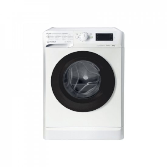 INDESIT | Washing machine | MTWSE 61294 WK EE | Energy efficiency class C | Front loading | Washing capacity 6 kg | 1151 RPM | Depth 42.5 cm | Width 59.5 cm | Display | Big Digit | White