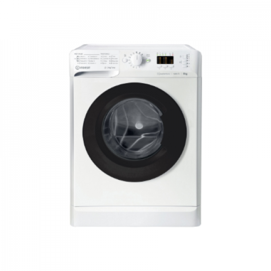 INDESIT | Washing machine | MTWSA 61294 WK EE | Energy efficiency class C | Front loading | Washing capacity 6 kg | 1151 RPM | Depth 42.5 cm | Width 59.5 cm | Display | Big Digit | White