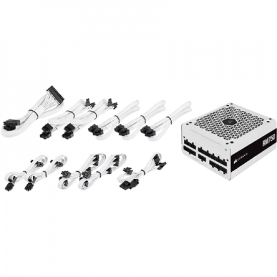 Corsair | Fully Modular ATX PSU (EU) | RM White Series RM750 | 750 W