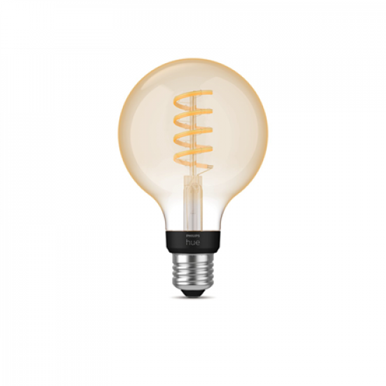 Hue WA 7W Filament G93 globe E27 | E27 | 7 W | Warm to cool white 2200-4500K | Bluetooth and Zigbee