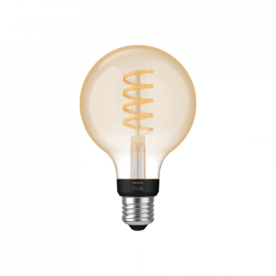 Hue WA 7W Filament G93 globe E27 | E27 | 7 W | Warm to cool white 2200-4500K | Bluetooth and Zigbee