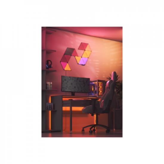 Nanoleaf | Shapes Black Triangles Expansion Pack (3 panels) | 42 W | WiFi