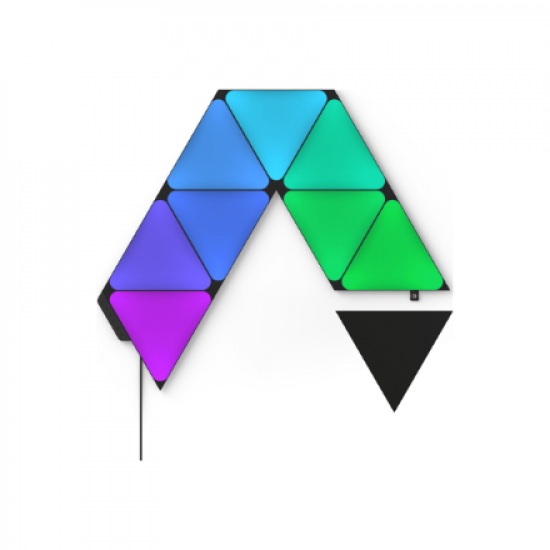 Nanoleaf | Shapes Black Triangles Starter Kit (9 panels) | 42 W | WiFi