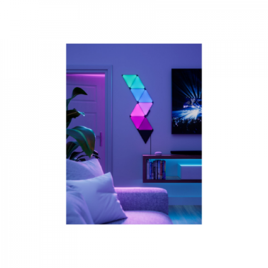 Nanoleaf | Shapes Black Triangles Starter Kit (9 panels) | 42 W | WiFi