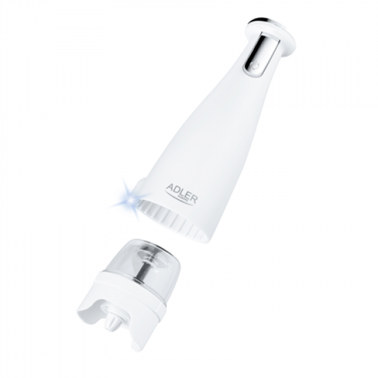 Adler | Electric Salt and pepper grinder | AD 4449w | Housing material ABS plastic | 7 W | Lithium | Matte White