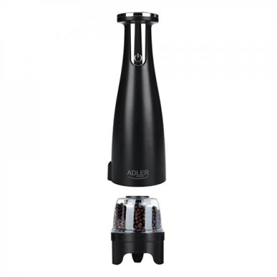 Adler | Electric Salt and pepper grinder | AD 4449b | Housing material ABS plastic | 7 W | Lithium | Matte Black