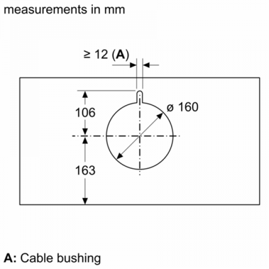 Bosch | Hood | DBB67AM60 Series 6 | Canopy | Energy efficiency class B | Width 59.7 cm | 460 m³/h | Touch control | LED | Black
