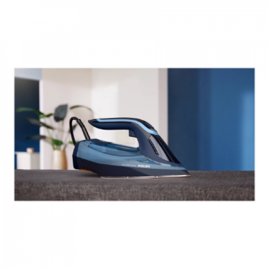 Philips | DST8020/20 Azur 8000 Series | Steam Iron | 3000 W | Water tank capacity 300 ml | Continuous steam 55 g/min | Light blue