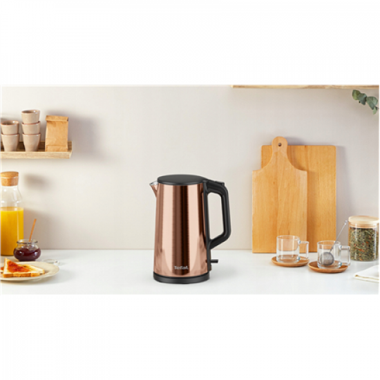 TEFAL | Kettle | KI583C10 | Electric | 2000 W | 1.5 L | Stainless Steel | 360° rotational base | Gold