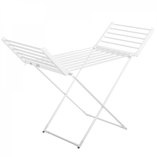 Adler | Foldable electric clothes drying rack | AD 7821 | 220 W | Silver/White