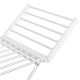 Adler | Foldable electric clothes drying rack | AD 7821 | 220 W | Silver/White