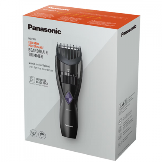Panasonic | Beard Trimmer | ER-GB37-K503 | Cordless | Wet & Dry | Number of length steps 20