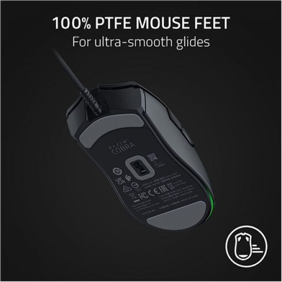 Razer | Gaming Mouse | Cobra | Gaming Mouse | Wired | Optical | Black | Yes