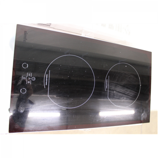 SALE OUT.  | Simfer | Hob | H3.020.DEISP | Induction | Number of burners/cooking zones 2 | Touch | Timer | Black | USED, DIRTY, SCRATCHES ON THE TOP