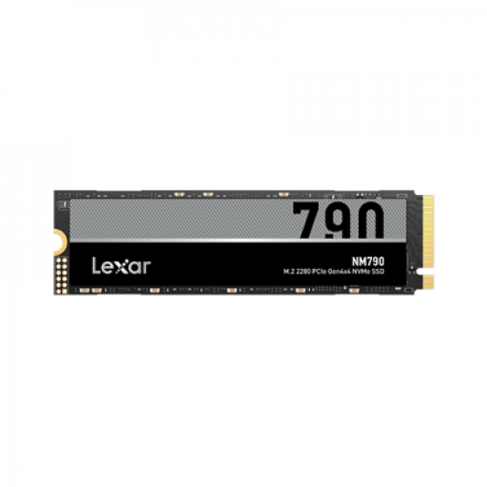 Lexar | SSD | NM790 | 512 GB | SSD form factor M.2 2280 | Solid-state drive interface M.2 NVMe | Read speed 7200 MB/s | Write speed 4400 MB/s