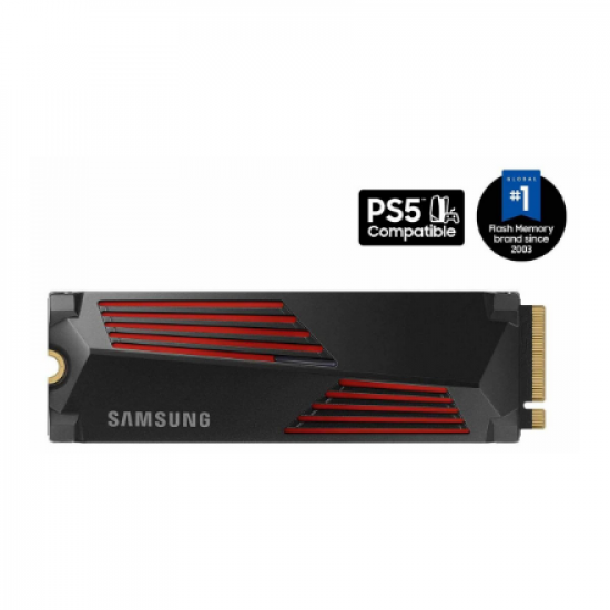 Samsung | 990 PRO with Heatsink | 2000 GB | SSD form factor M.2 2280 | Solid-state drive interface M.2 NVMe | Read speed 7450 MB/s | Write speed 6900 MB/s