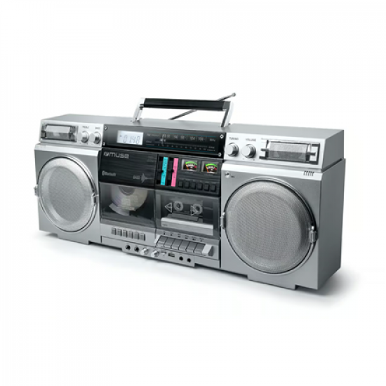 Muse | Ghetto Blasters | M-380 GBS | AUX in | Bluetooth | Cassette deck | CD player