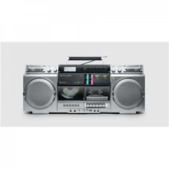 Muse | Ghetto Blasters | M-380 GBS | AUX in | Bluetooth | Cassette deck | CD player
