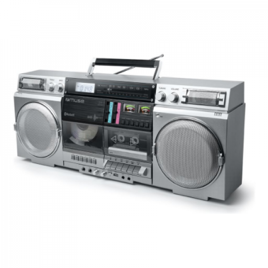 Muse | Ghetto Blasters | M-380 GBS | AUX in | Bluetooth | Cassette deck | CD player