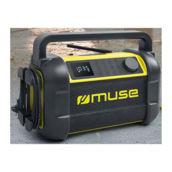Muse | M-928 BTY | Jobsite Radio speaker | Waterproof | Bluetooth | Black/Yellow | Portable | Wireless connection