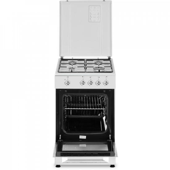 Simfer | Cooker | 4401SGRBB.1 | Hob type Gas | Oven type Gas | White | Width 50 cm | Depth 55 cm | 49 L
