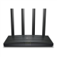 Wi-Fi 6 Router | Archer AX12 | 802.11ax | 300+1201 Mbit/s | 10/100/1000 Mbit/s | Ethernet LAN (RJ-45) ports 3 | Mesh Support No | MU-MiMO No | No mobile broadband | Antenna type External