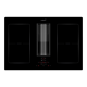 CATA | IAS 770 | Induction hob with built-in hood | Number of burners/cooking zones 4 | Touch | Timer | Black