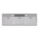 CATA | Hood | GL 75 X/D | Canopy | Energy efficiency class A | Width 90 cm | 850 m³/h | Mechanical control | EcoLed | Stainless Steel