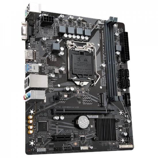 Gigabyte | H510M H V2 1.0 M/B | Processor family Intel | Processor socket  LGA1200 | DDR4 DIMM | Memory slots 2 | Supported hard disk drive interfaces SATA, M.2 | Number of SATA connectors 4 | Chipset Intel H470 Express | Micro ATX
