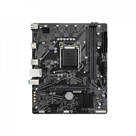 Gigabyte | H510M K V2 1.0 M/B | Processor family Intel | Processor socket  LGA1200 | DDR4 DIMM | Memory slots 2 | Supported hard disk drive interfaces 	SATA, M.2 | Number of SATA connectors 2 | Chipset Intel H470 Express | Micro ATX