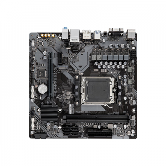 Gigabyte | A620M S2H 1.0 M/B | Processor family AMD | Processor socket AM5 | DDR5 DIMM | Memory slots 2 | Supported hard disk drive interfaces 	SATA, M.2 | Number of SATA connectors 4 | Chipset AMD A620 | Micro ATX