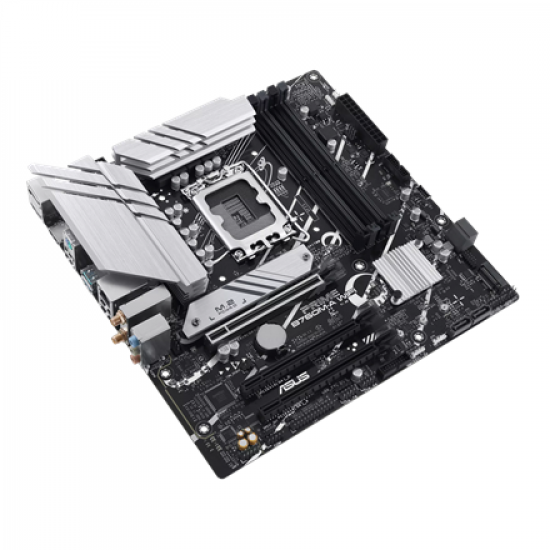 Asus | PRIME B760M-A WIFI | Processor family Intel | Processor socket LGA1700 | DDR5 | Supported hard disk drive interfaces M.2, SATA | Number of SATA connectors 4