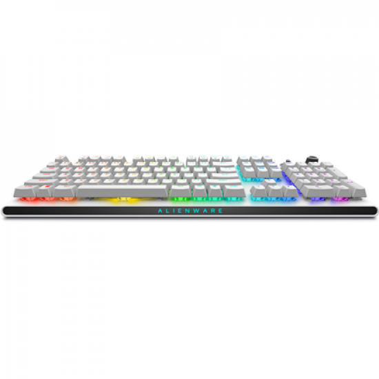 Dell | Alienware Tri-Mode AW920K | Wireless Gaming Keyboard | Wireless | RGB LED light | US | Bluetooth | Lunar Light | Numeric keypad | CHERRY MX Red | Wireless connection