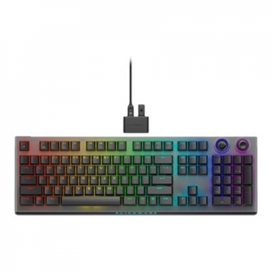 Dell | Alienware Tri-Mode AW920K | Wireless Gaming Keyboard | Wireless | RGB LED light | US | Bluetooth | Dark Side of the Moon | Numeric keypad | CHERRY MX Red | Wireless connection