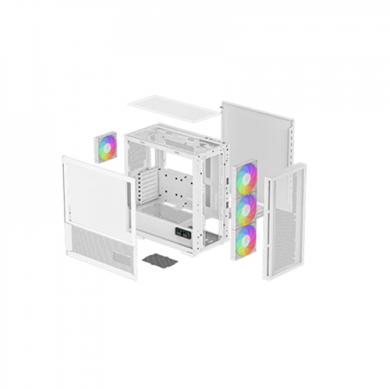 Deepcool | MID TOWER CASE | CH560 Digital | Side window | White | Mid-Tower | Power supply included No | ATX PS2
