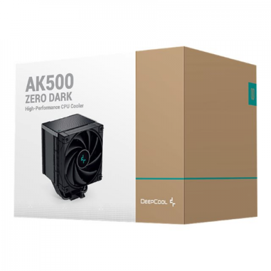 Deepcool | CPU Air Cooler | AK500 Zero Dark | Intel, AMD