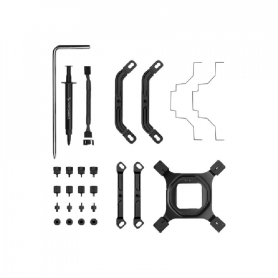 Deepcool | CPU Air Cooler | AK500 Zero Dark | Intel, AMD