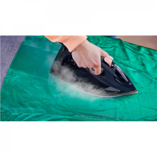 Philips | DST7510/80 | Steam Iron | 3200 W | Water tank capacity 300 ml | Continuous steam 55 g/min | Steam boost performance 260 g/min | Blue/Gold
