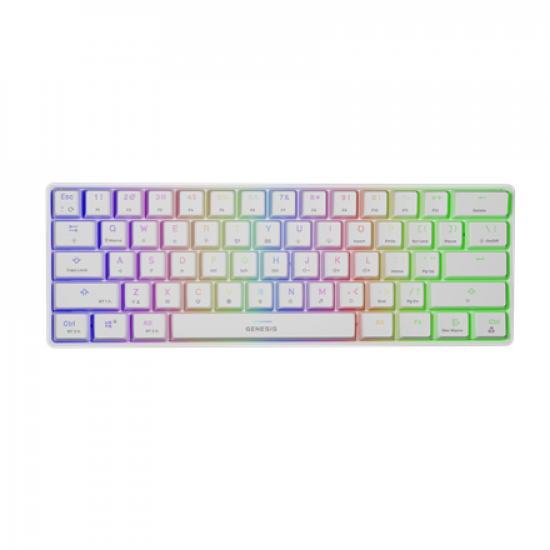 Genesis | THOR 660 RGB | Mechanical Gaming Keyboard | Wireless | RGB LED light | US | Bluetooth | USB Type-C | 588 g | Gateron Brown