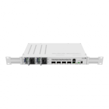 Cloud Router Switch | CRS504-4XQ-IN | No Wi-Fi | 10/100 Mbit/s | Ethernet LAN (RJ-45) ports 1 | Mesh Support No | MU-MiMO No | No mobile broadband