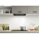 Candy | Hood | CPY5MBG | Canopy | Energy efficiency class C | Width 52 cm | 298 m³/h | Mechanical control | LED | Black Glass