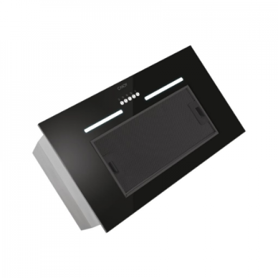Candy | Hood | CPY5MBG | Canopy | Energy efficiency class C | Width 52 cm | 298 m³/h | Mechanical control | LED | Black Glass