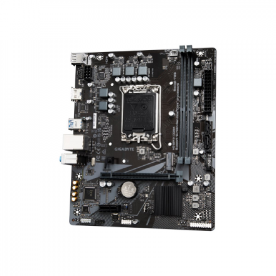 Gigabyte | H610M K DDR4 1.0 M/B | Processor family Intel | Processor socket  LGA1700 | DDR4 DIMM | Memory slots 2 | Supported hard disk drive interfaces 	SATA, M.2 | Number of SATA connectors 2 | Chipset Intel H610 Express | Micro ATX
