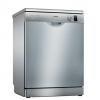 Dishwasher | SMS25AI05E | Free standing | Width 60 cm | Number of place settings 12 | Number of programs 5 | Energy efficiency class E | Display | AquaStop function | Silver inox
