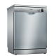 Dishwasher | SMS25AI05E | Free standing | Width 60 cm | Number of place settings 12 | Number of programs 5 | Energy efficiency class E | Display | AquaStop function | Silver inox
