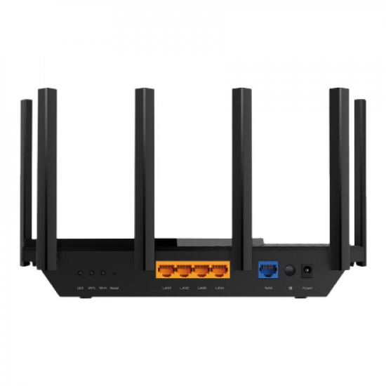 AXE5400 Tri-Band Gigabit Wi-Fi 6E Router | Archer AXE75 | 802.11ax | 10/100/1000 Mbit/s | Ethernet LAN (RJ-45) ports 4 | Mesh Support Yes | MU-MiMO No | No mobile broadband | Antenna type External | 1